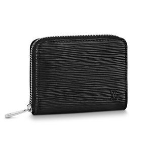 Louis Vuitton Black Epi Leather Zippy Coin Purse